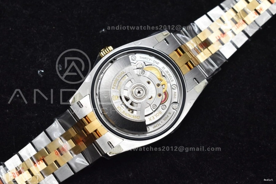 YG SS Dial VR3235 Jubilee 904L Best YG DateJust 36 1:1 126233 Edition Bracelet Diamonds Steel Clean on 1106